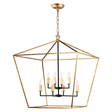 Maxim Abode 8-Light Chandelier 25154GLTXB